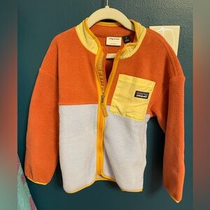 Patagonia fleece jacket 5T. Tags on, never worn.